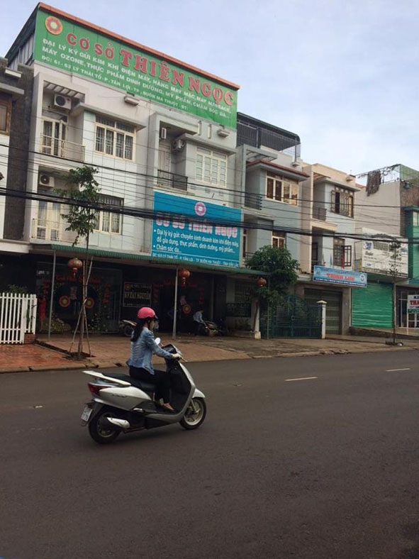 Cơ sở bán hàng đa cấp của Công ty Thiên Ngọc Minh Uy tại TP. Buôn Ma Thuột.