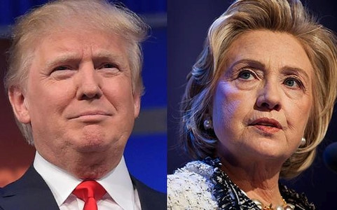Ông Trump và bà Clinton đang tranh thủ vận động sự ủng hộ của cử tri Mỹ trong những ngày cuối cùng trước khi diễn ra bầu cử. Ảnh: AP