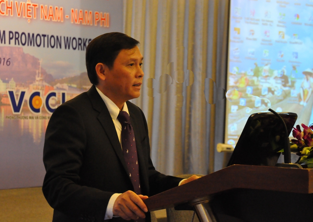  Phó Chủ tịch UBND tỉnh Nguyễn Tuấn Hà phát biểu tại hội thảo