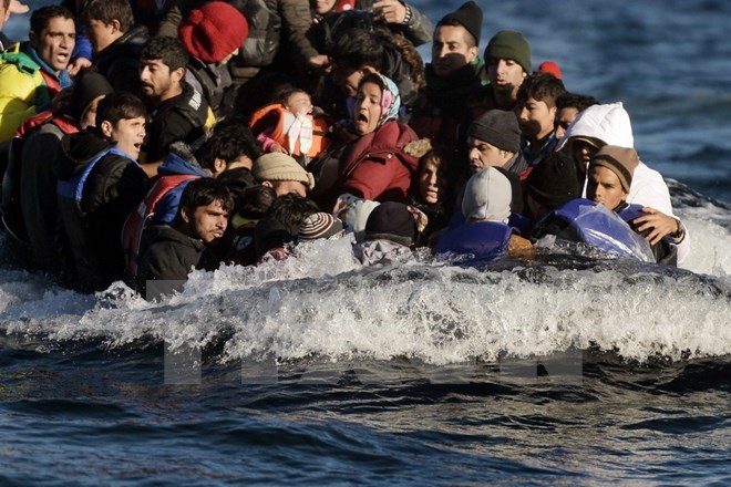 Dòng người di cư đổ về châu Âu qua cửa ngõ Thổ Nhĩ Kỳ luôn khiến EU lo ngại. (Ảnh: Getty Imgages)