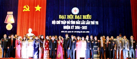 Ban Chấp hành nhiệm kỳ 2016-2021 ra mắt tại Đại hội.