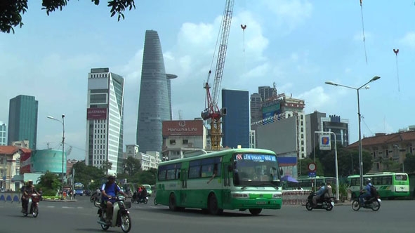 Một góc TP. Hồ Chí Minh năm 2016.