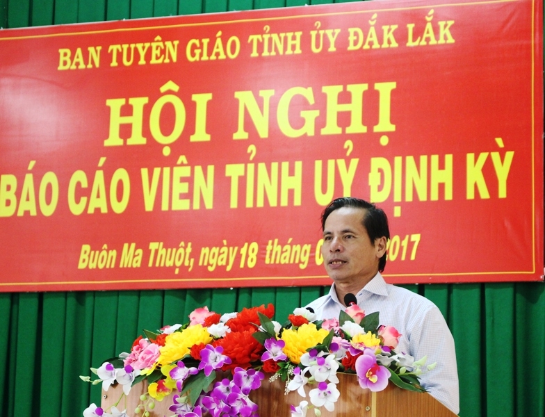Phó trưởng Ban Tuyên giáo Nguyễn Cảnh