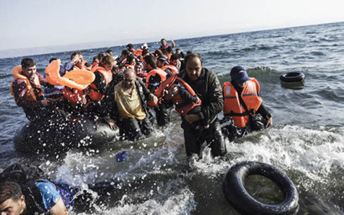 Làn sóng người di cư vẫn là thách thức lớn đối với châu Âu. (Ảnh: Getty)