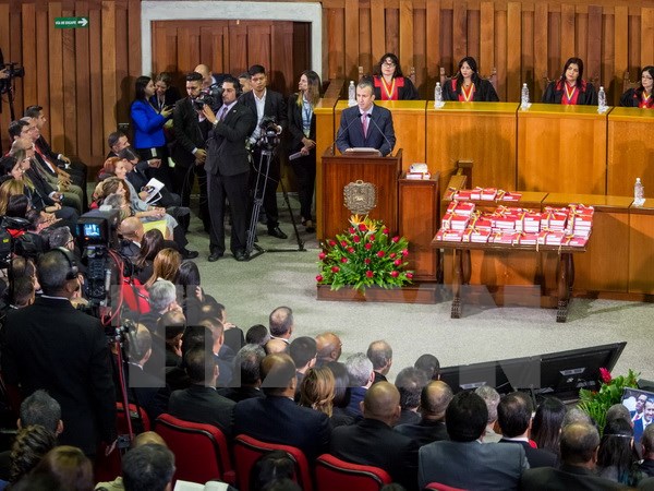 Một phiên họp của Tòa án tối cao Venezuela. (Ảnh: EPA/TTXVN)