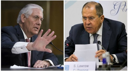 Ngoại trưởng Mỹ Rex Tillerson sẽ có cuộc gặp khó khăn với Ngoại trưởng Nga Lavrov.