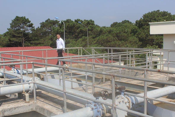 Công trình cấp nước sạch thị xã Buôn Hồ do KOICA tài trợ.   