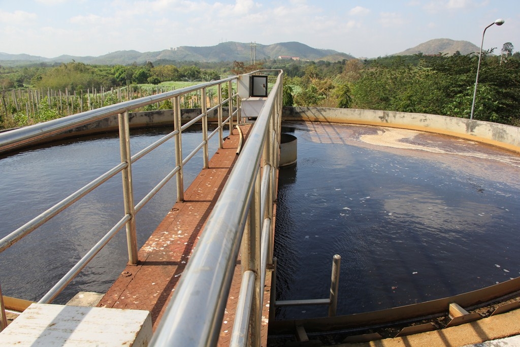 Hệ thống xử lý nước thải tại Khu công nghiệp Hòa Phú