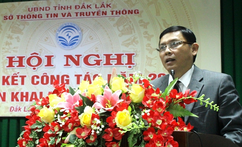 Phó Chủ tịch UBND tỉnh Nguyễn Tuấn Hà phát biểu tại hội nghị