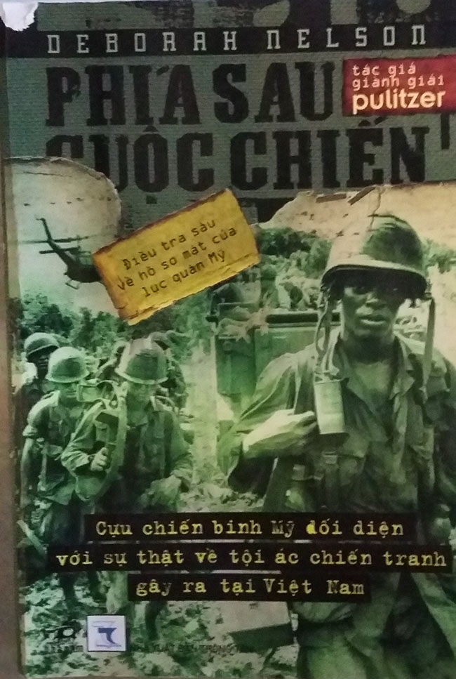 Bìa cuốn sách “Phía sau cuộc chiến”. 