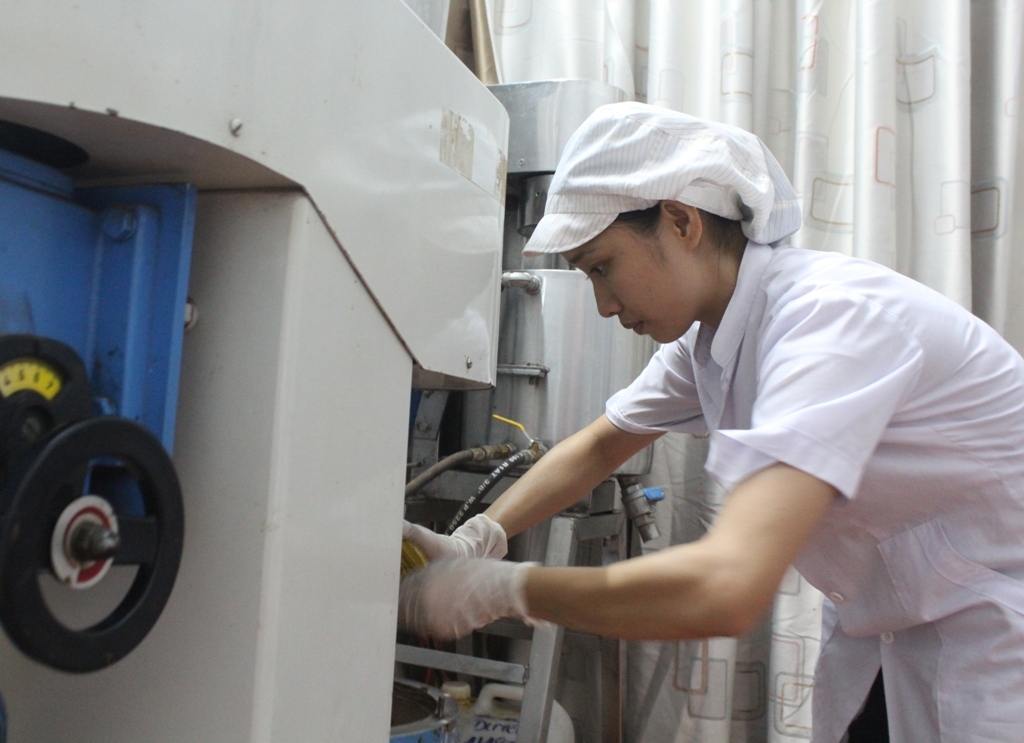Vận hành thiết bị chế biến ca cao tại Công ty TNHH Ca cao Nam Trường Sơn