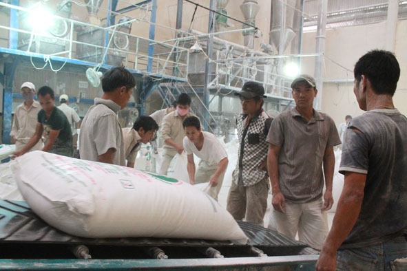 Người lao động làm việc trong các nhà máy chế biến tinh bột sắn tiềm ẩn nhiều nguy cơ mất ATVSLĐ.