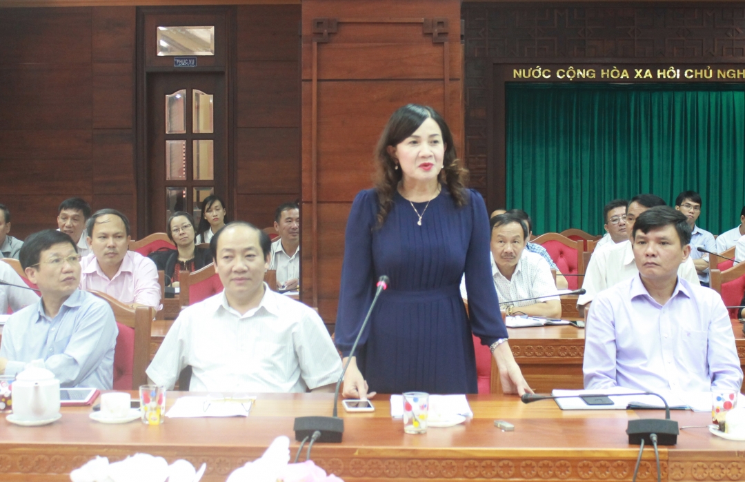 Phó Giám đốc Sở Y tế Nguyễn Thị Xuân Thủy