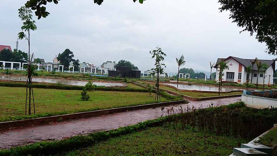 Công viên Sơn La mới hoàn thành các hạng mục chính.  