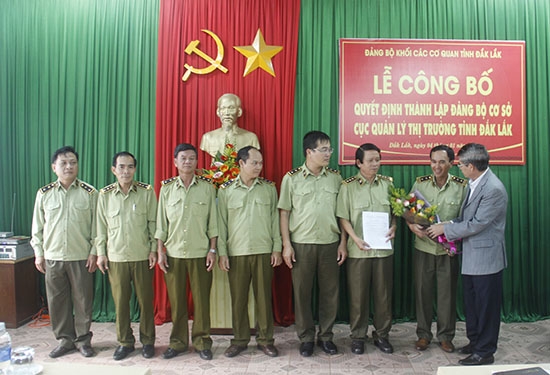 Ra mắt Ban chấp hành Đảng bộ Cục Quản lý thị trường Đắk Lắk