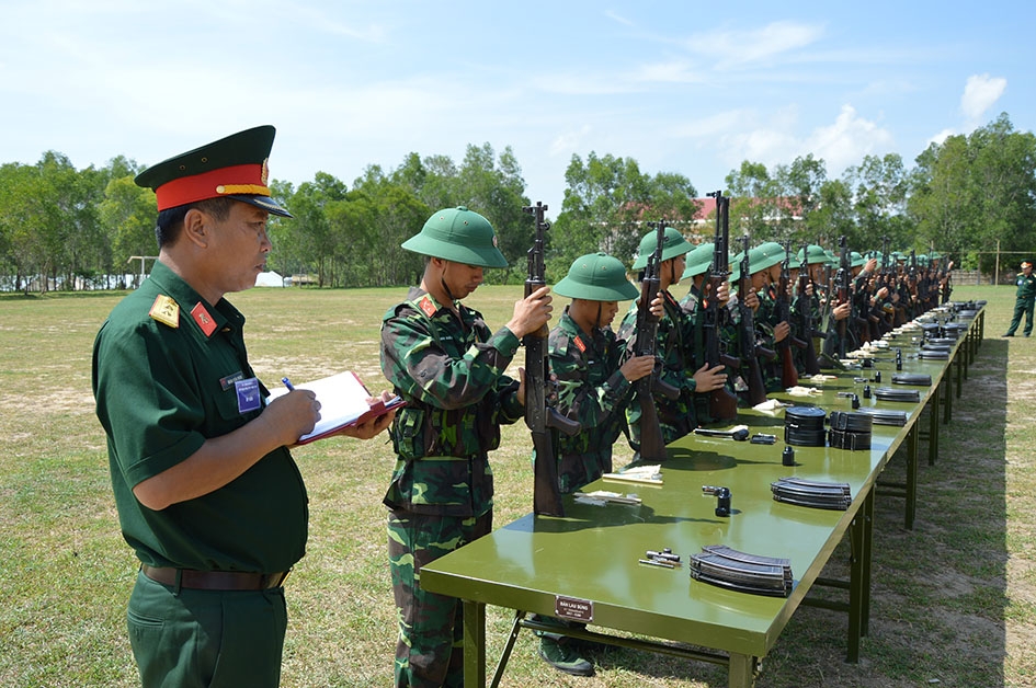 Hội thi bảo quản vũ khí trang bị do Quân đoàn 3 tổ chức tại Trung đoàn 66. 