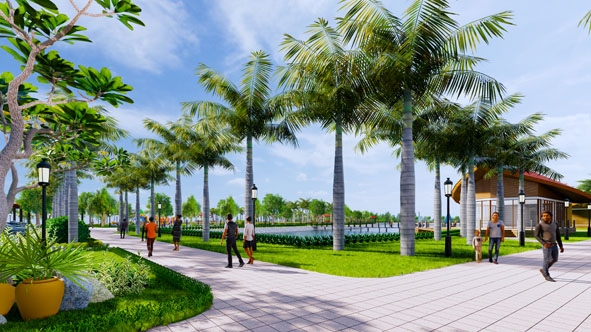 Công viên sinh thái lớn nhất thị xã Buôn Hồ sắp được khởi công. 