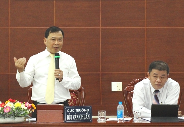 Ông Bùi Văn Chuẩn, Cục Trưởng Cục Thuế trả lời kiến nghị của doanh nghiệp liên quan đến chính sách miễn giảm thuế do thiên tai