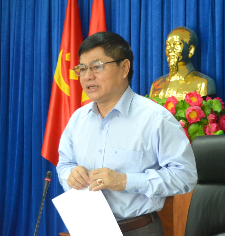 Đồng chí Phạm Minh Tấn, Phó Bí thư Thường trực Tỉnh ủy