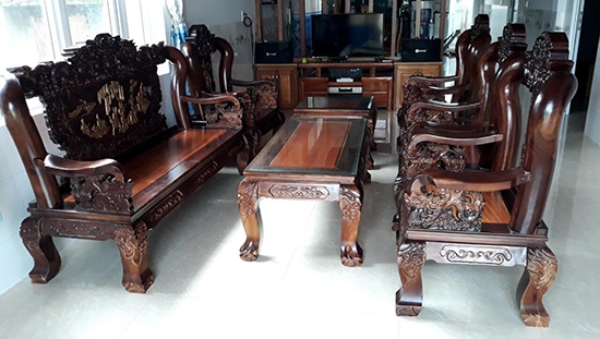 Bộ bàn ghế anh Phong đã mua tại của hàng nội thất Anh Khoa