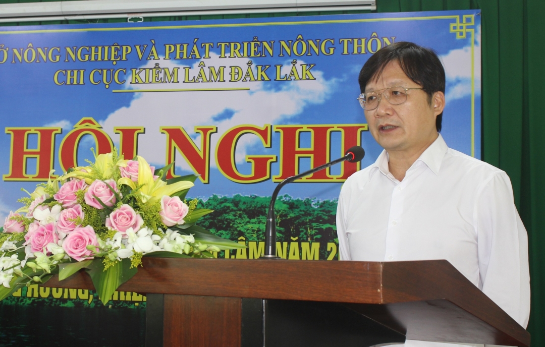 Giám đốc Sở NN-PTNT Nguyễn Hoài Dương phát biểu tại hội nghị