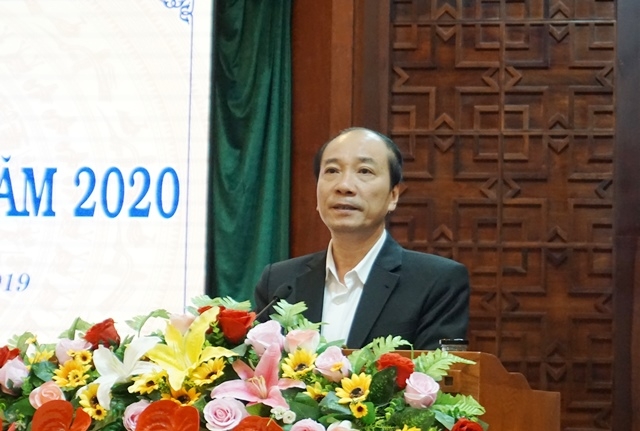 Chủ tịch UBND tỉnh Phạm Ngọc Nghị phát biểu kết luận Hội nghị.