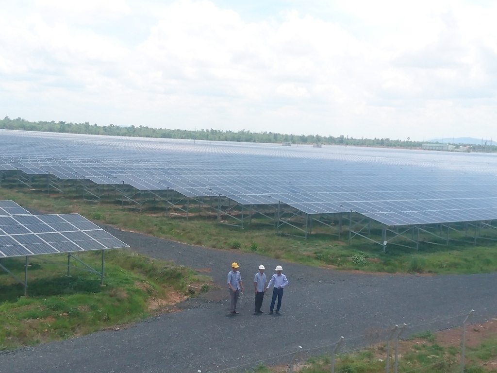 Một dự án điện mặt trời trên địa bàn huyện Ea Súp