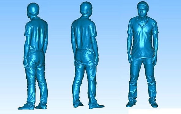 Công nghệ quét 3D lấy số đo cơ thể trong 5 giây.