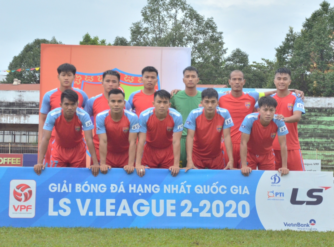 Câu lạc bộ bóng đá Đắk Lắk tiếp tục góp mặt ở Giải hạng Nhất mùa giải 2021. Ảnh: Đ.Triều