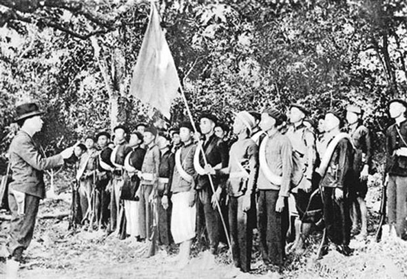 Đội Việt Nam Tuyên truyền Giải phóng quân (tiền thân của Quân đội nhân dân Việt Nam) thành lập ngày 22-12-1944.    Ảnh tư liệu