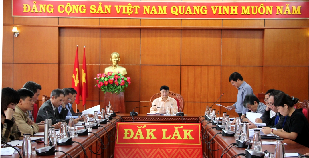 Ban tổ chức họp đánh giá kết quả Cuộc thi tìm hiểu 80 năm lịch sử vẻ vang Đảng bộ tỉnh Đắk Lắk.