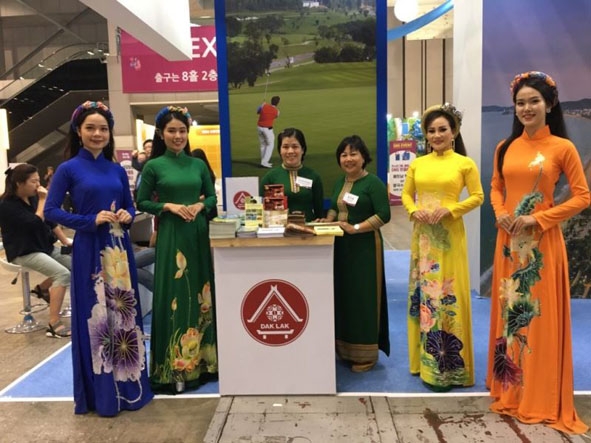 Đắk Lắk tham gia Hội chợ Du lịch Hàn Quốc vào tháng 4-2019. (Ảnh do Trung tâm Thông tin  xúc tiến du lịch tỉnh cung cấp).