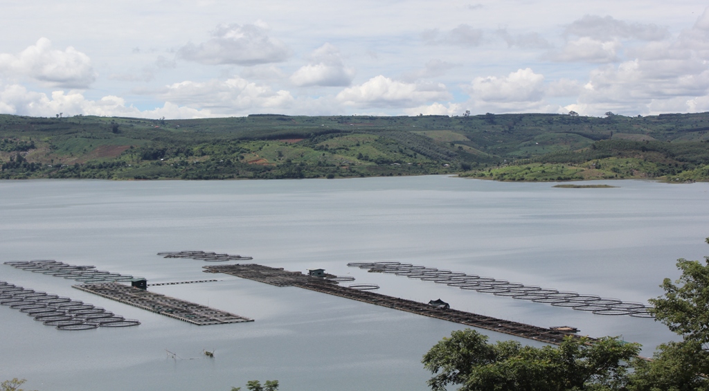 Trên hồ thủy điện Buôn Tua Shar dự kiến sẽ được xây dựng nhà máy điện mặt trời tấm nổi