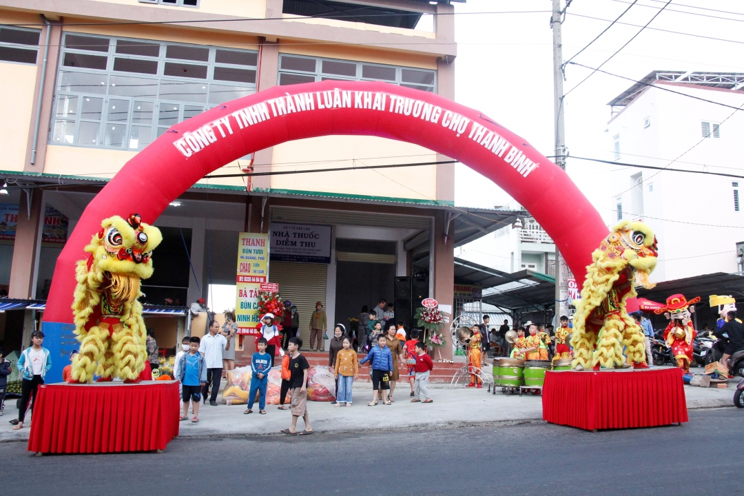 Buổi lễ khai trương chợ Thanh Bình 