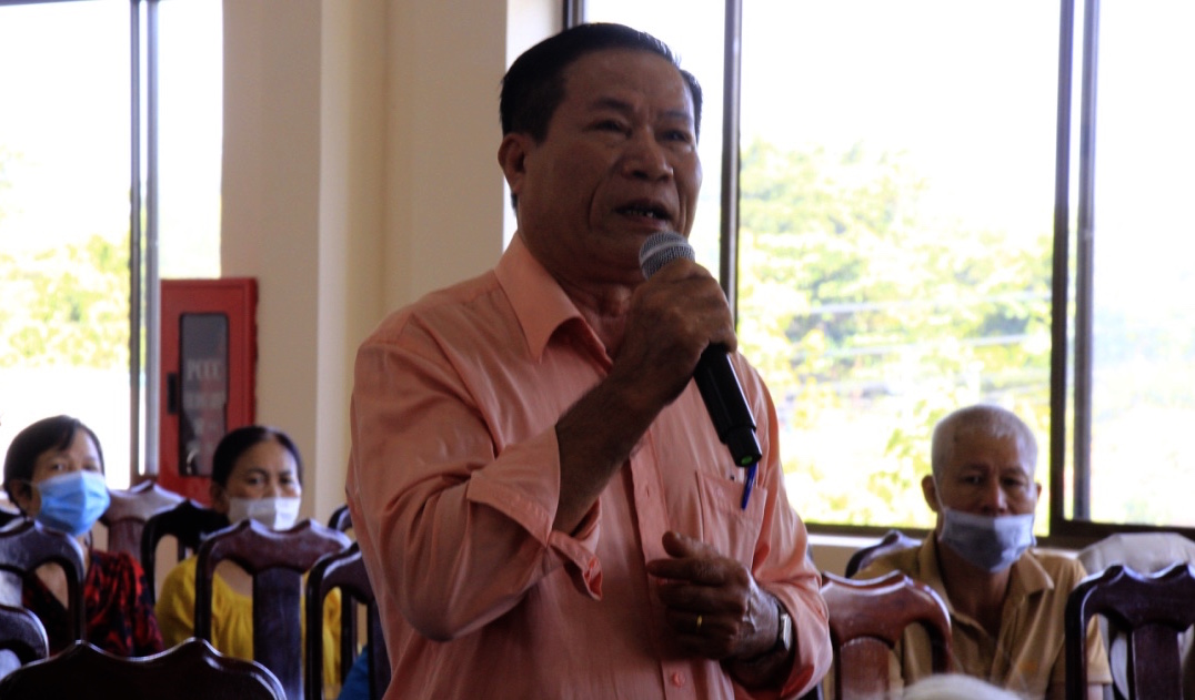 Ứng cử viên đại biểu HĐND tỉnh tiếp xúc cử tri tại phường Tự An