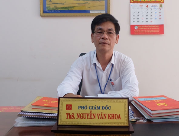 Phó Giám đốc Sở Khoa học và Công nghệ Nguyễn Văn Khoa.