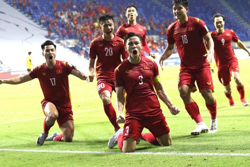 Các cầu thủ Việt Nam đang đứng trước khả năng làm nên lịch sử. (Ảnh: Internet)