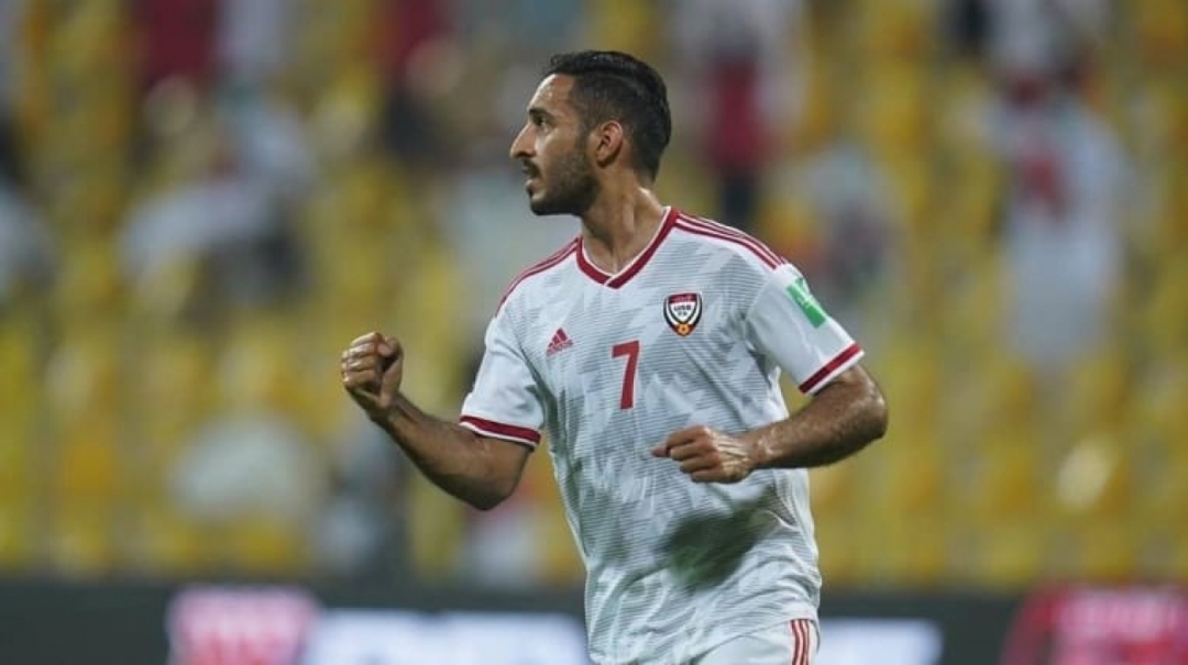 Tiền đạo Ali Mabkhout của UAE đang có phong độ cực cao