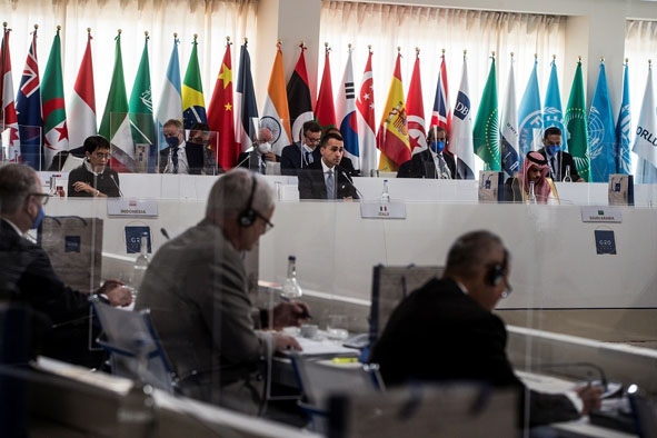 Quang cảnh Hội nghị Bộ trưởng ngoại giao các nước G20 ngày 29-6 tại Matera, Italy.    Ảnh: Reuters